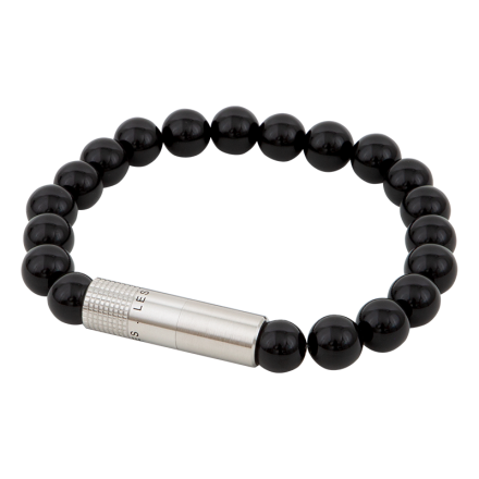 Les fines lames PUNCH BRACELET SOLO - STEEL - ONYX - L