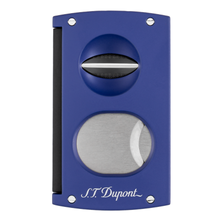 St dupont CUTTER DOUBLE LAME - MATTE OCEAN BLUE & BLACK