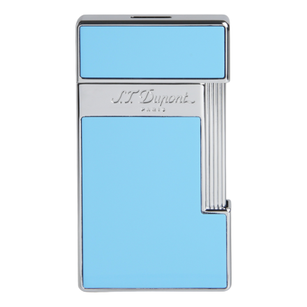 St dupont SLIMMY - SKY BLUE&CHROME